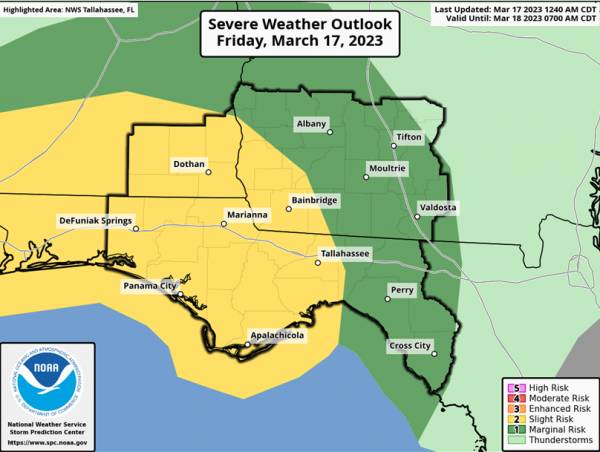 Severe Weather Possible Through Evening Hours Friday