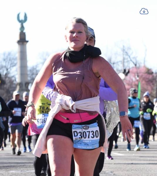 Local Woman Runs for Others in New York