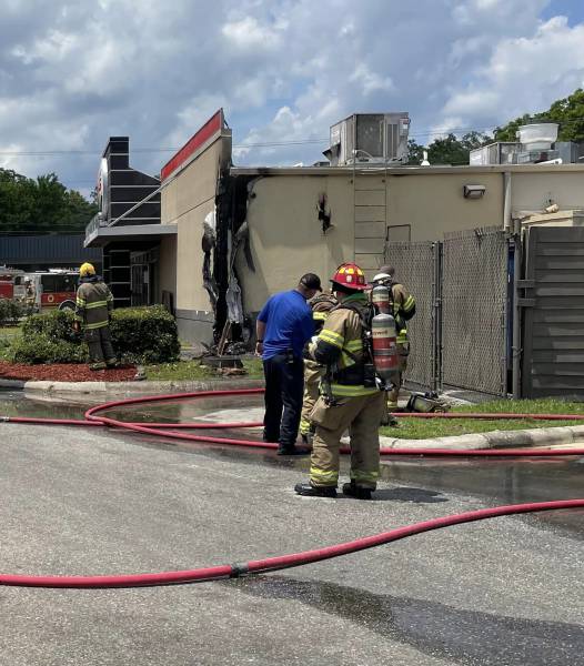 Burger King Fire in Opp Bring Multiple Fire Departments Together