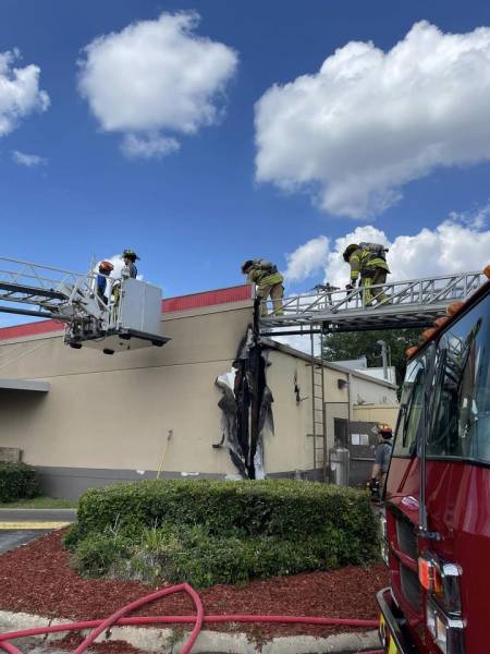 Burger King Fire in Opp Bring Multiple Fire Departments Together
