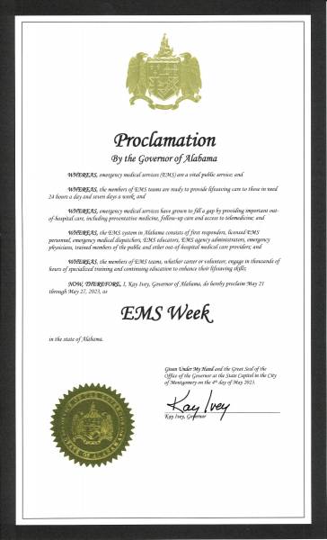 EMS Week Proclamations