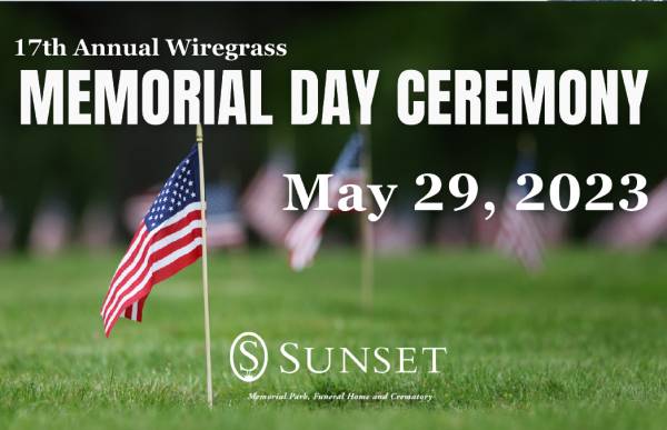 17th Annual Wiregrass Memorial Day Ceremony at Sunset Memorial Park