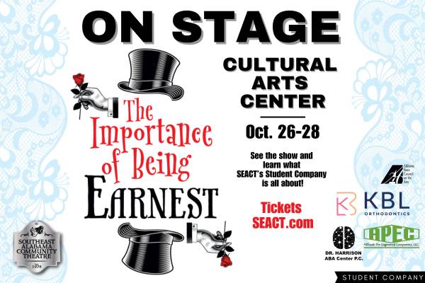 Wiregrass Students on Stage with SEACT - The Importance of Being Earnest