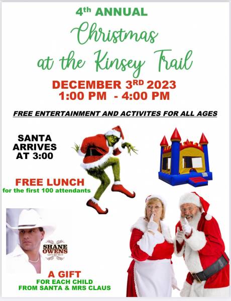 Kinsey’s 4 th Annual Christmas at the Kinsey Trail
