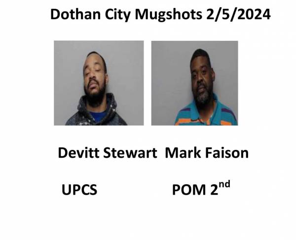 Houston County/Dothan City Mugshots 2/5/2024