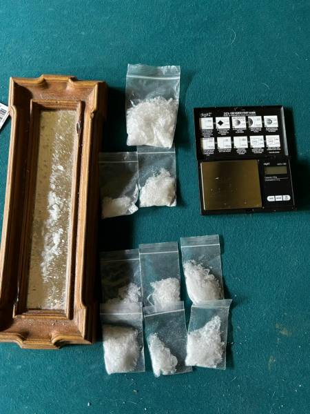 Search Warrant Yield Charges for Thafficking Meth