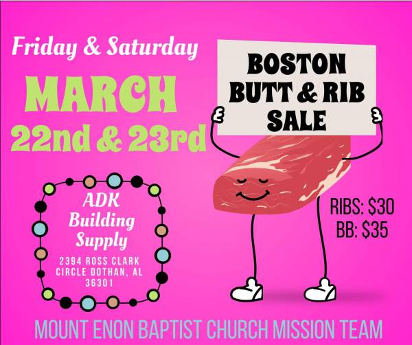 Boston Butt and Rib Sale