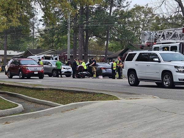 9:36 AM...Motor Vehicle Crash on Honeysuckle near Fortner