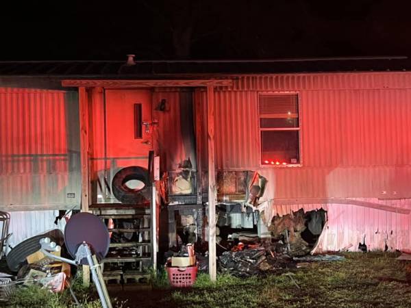 Structure Fire at 143 Hatcher Ln in Slocomb Wednesday Night